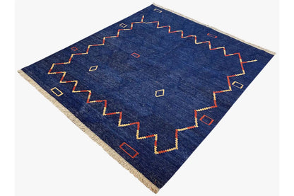 Kilim Qashqai - (143x124cm) - German Carpet Shop