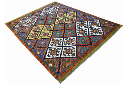 Kelim Afghan - (202x152cm) - German Carpet Shop