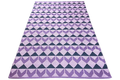 Moderner Kelim - Samak 05 Violet - German Carpet Shop