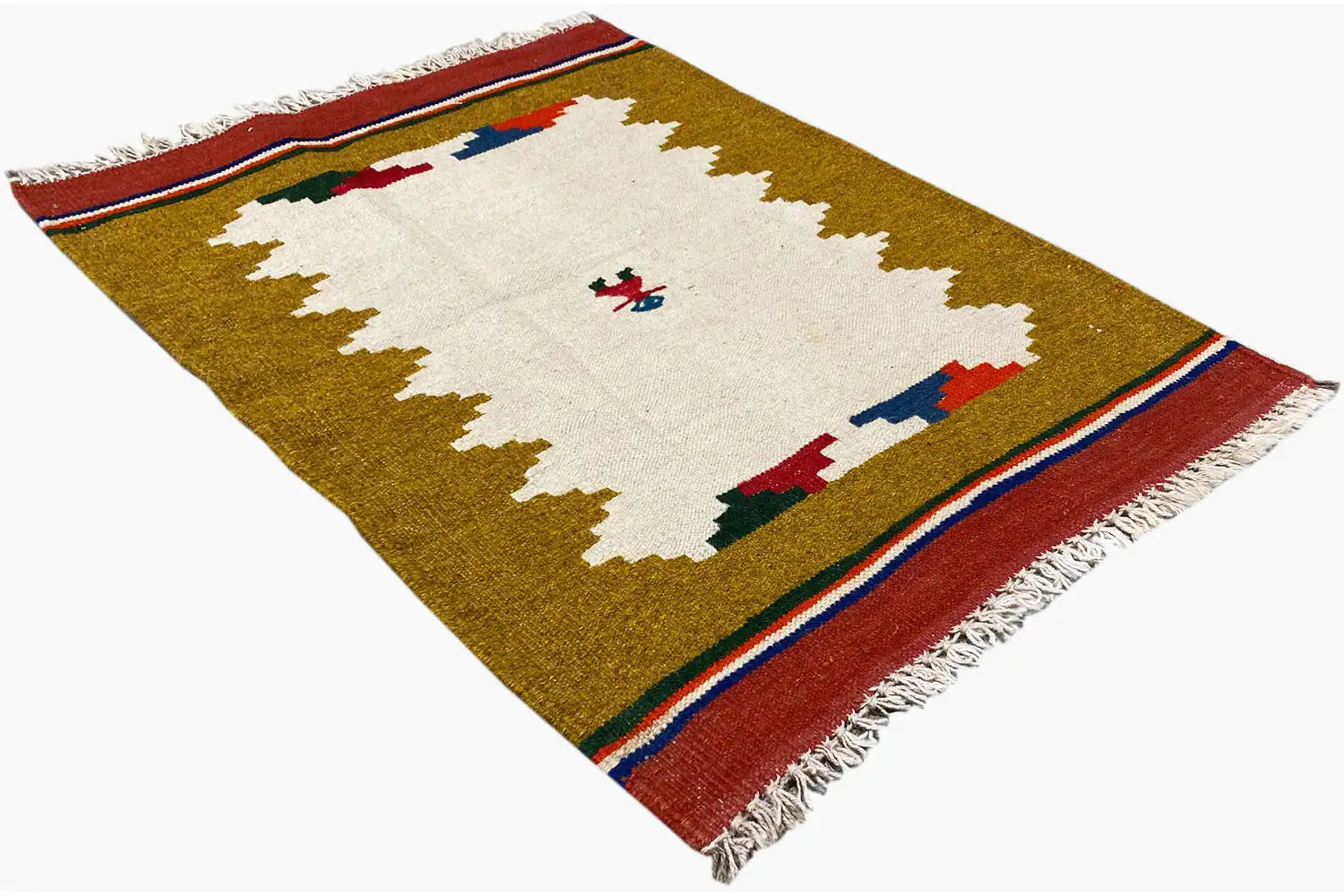  Kilim Qashqai  - 802419 (76X57 cm) - Premium Kelim from German Carpet Shop - Just €75! Shop now at German Carpet Shop