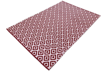 Moderner Kelim - Samak 04 Red - German Carpet Shop
