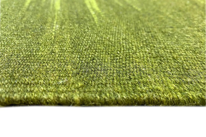 Kelim Teppich Grün 160x230 cm – Handgewebt aus Wolle - German Carpet Shop
