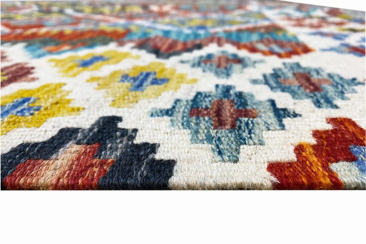 Kelim Afghan - (197x150cm) - German Carpet Shop