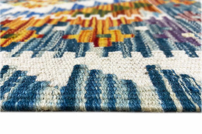 Kelim Afghan Läufer - (181x62 cm) - German Carpet Shop