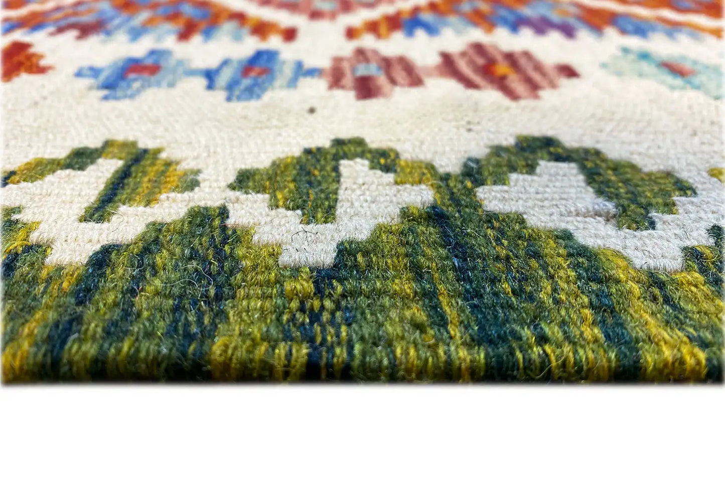 Kelim Afghan Läufer - (299x85cm) - German Carpet Shop