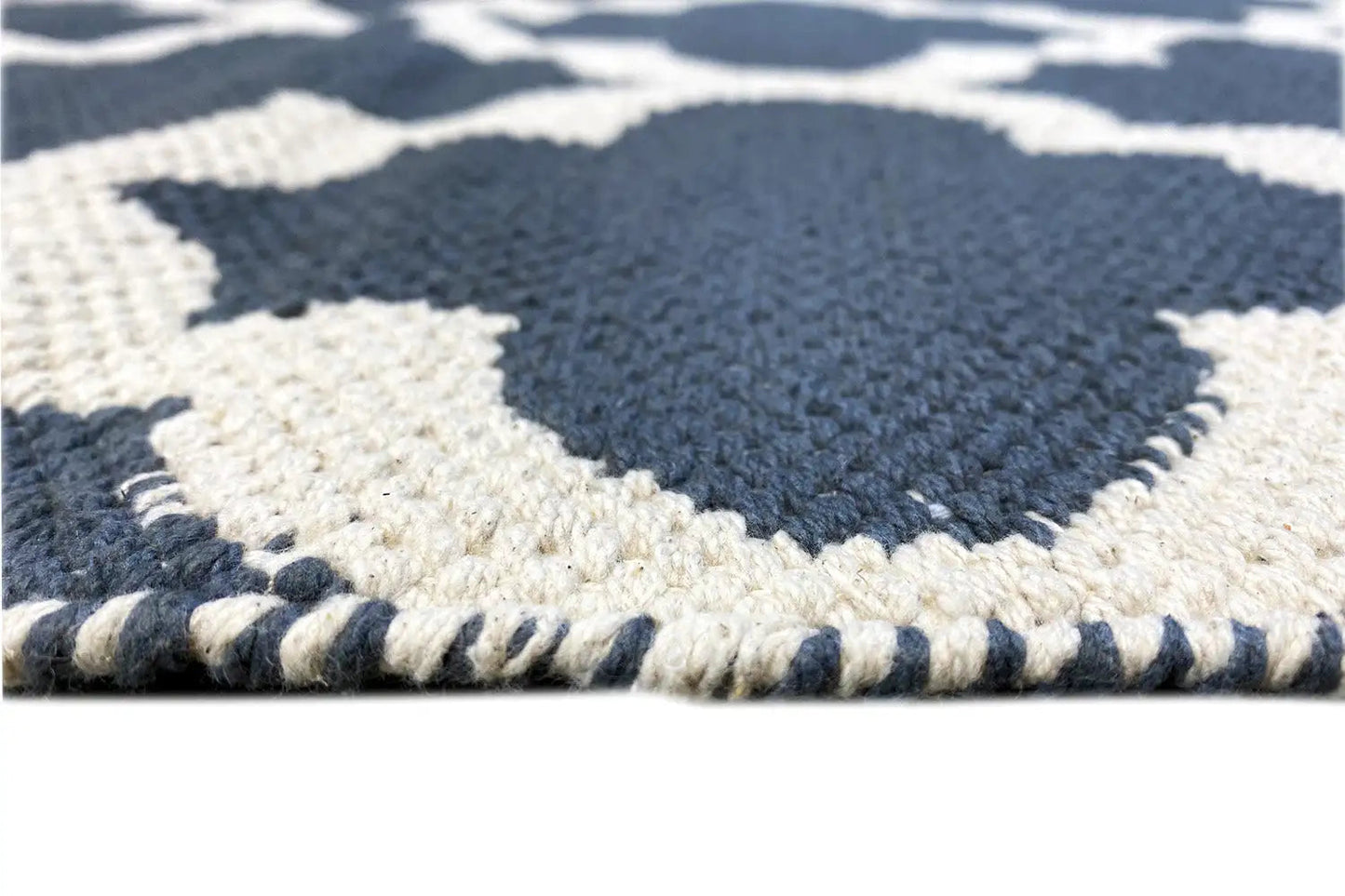 Moderner Kelim - Samak 03 Black - German Carpet Shop