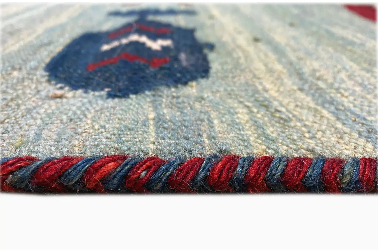 Kelim Qashqai Läufer - (224x94 cm) - German Carpet Shop