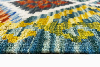 Kelim Afghan Läufer - (203x63 cm) - German Carpet Shop