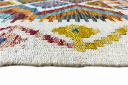 Kelim Afghan Läufer - (245x77cm) - German Carpet Shop