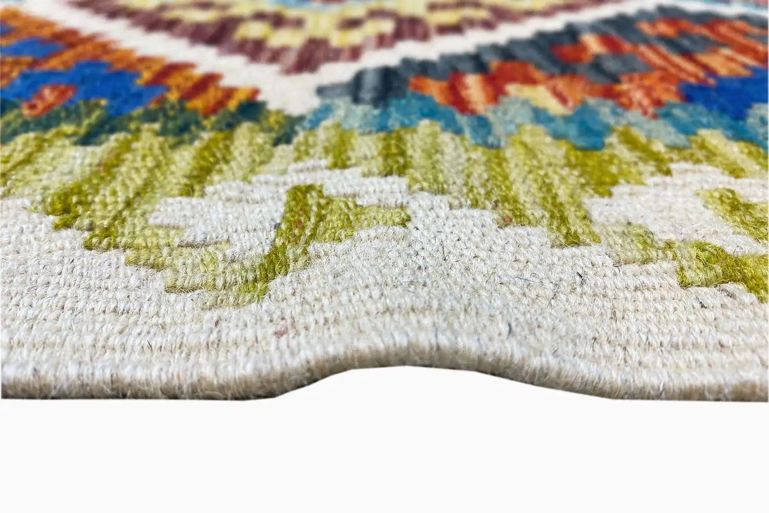 Kelim Afghan Läufer - (238x87 cm) - German Carpet Shop