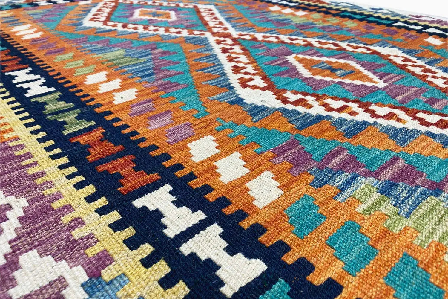 Kelim Afghan - (150x101cm) - German Carpet Shop