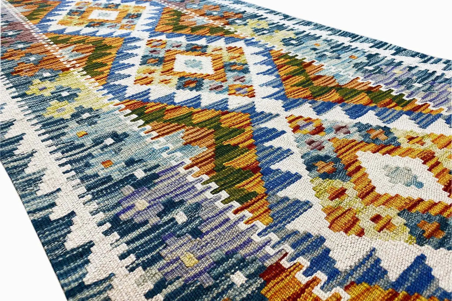 Kelim Afghan Läufer - (181x62 cm) - German Carpet Shop