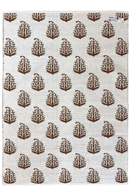 Moderne Kelim - Samak 06 Brown - German Carpet Shop