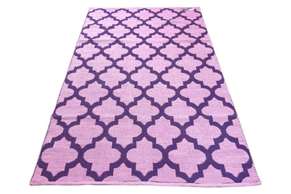 Moderner Kelim - Samak 03 Violet - German Carpet Shop