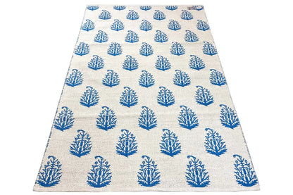 Moderne Kelim - Samak 06 Blue - German Carpet Shop