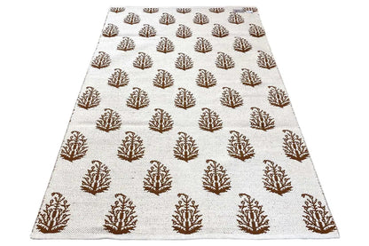 Moderne Kelim - Samak 06 Brown - German Carpet Shop