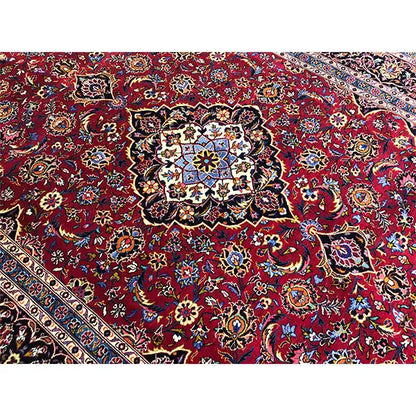 Keshan - Rot (359x248 cm) - German Carpet Shop