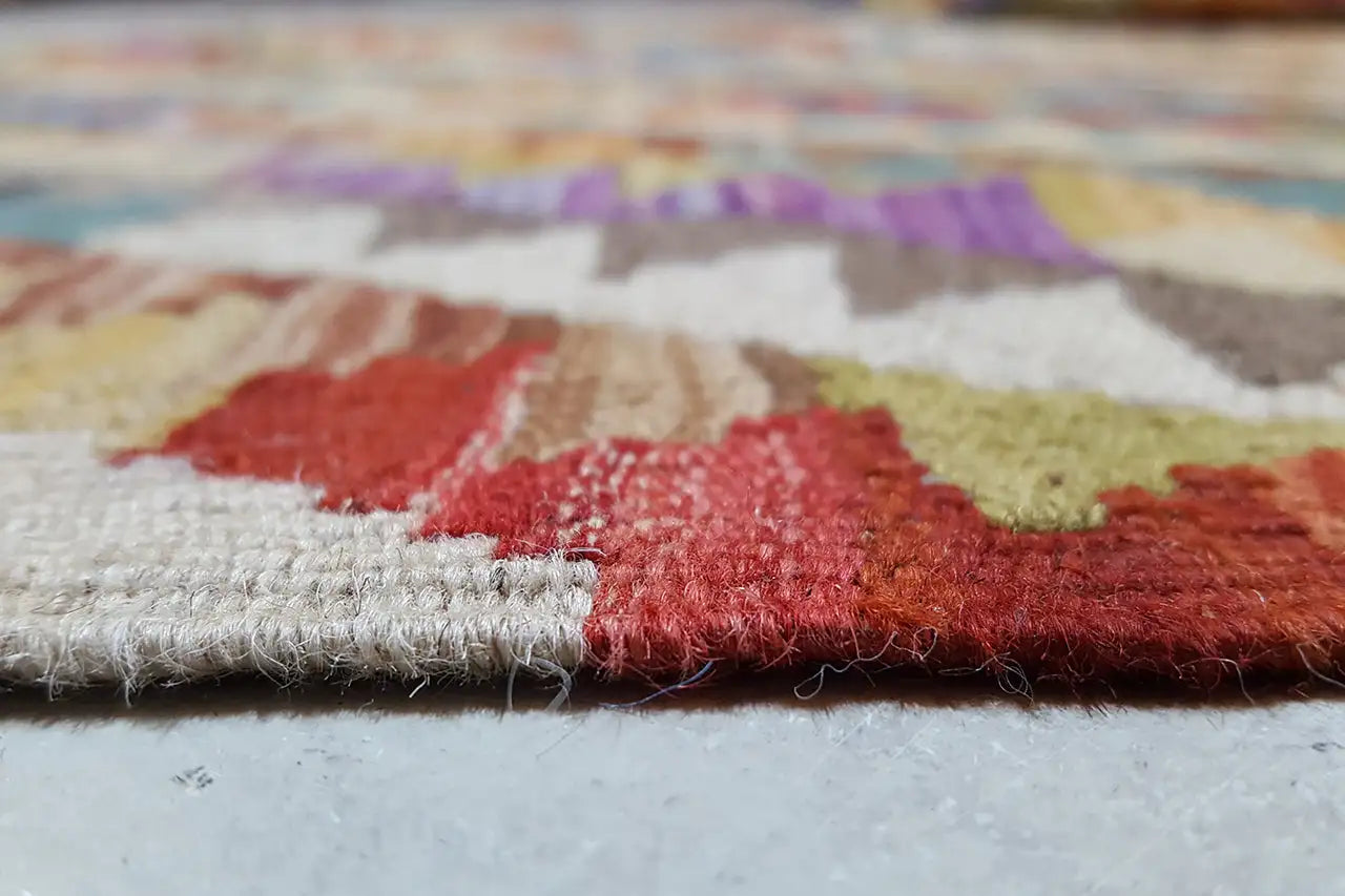  Kelim Afghan- 4215060 (198x131 cm) - Premium Kelim from German Carpet Shop - Just €194! Shop now at German Carpet Shop