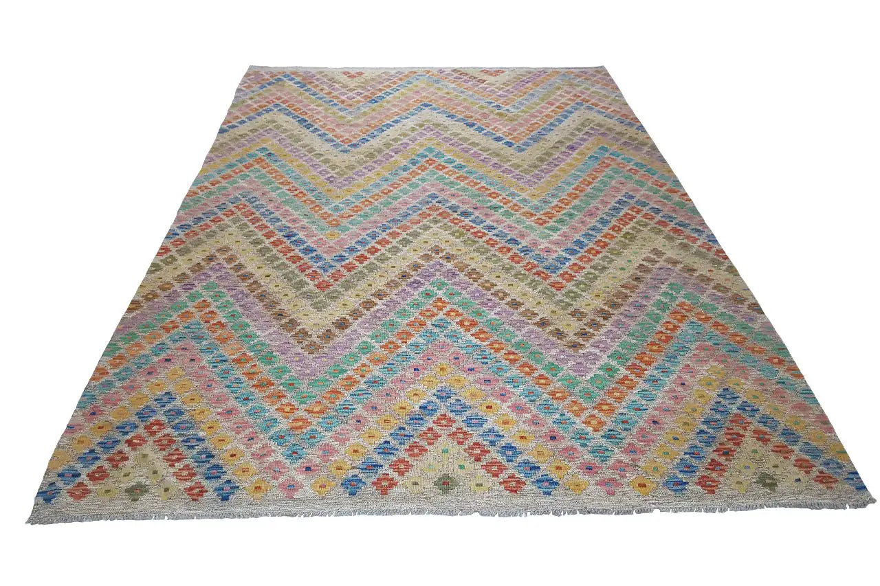 Kelim - Afghan (298x210 cm) - German Carpet Shop