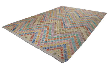 Kelim - Afghan (298x210 cm) - German Carpet Shop