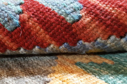  Kelim Afghan - 30221 (382x92 cm) - Premium Kelim from German Carpet Shop - Just €289! Shop now at German Carpet Shop