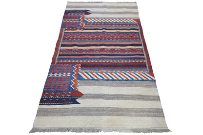  Bakhtiari Kelim (210x103 cm) - Premium Kelim from German Carpet - Just €799! Shop now at German Carpet Shop