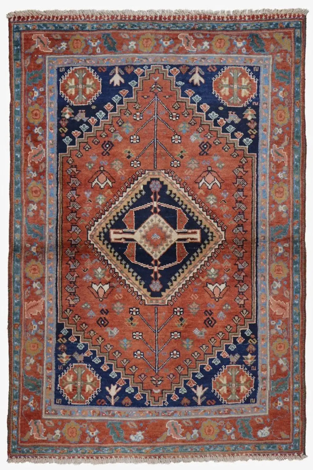 Qashqai - 3809 (158x114 cm) - German Carpet Shop