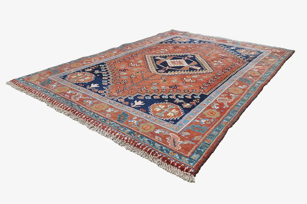 Qashqai - 3809 (158x114 cm) - German Carpet Shop