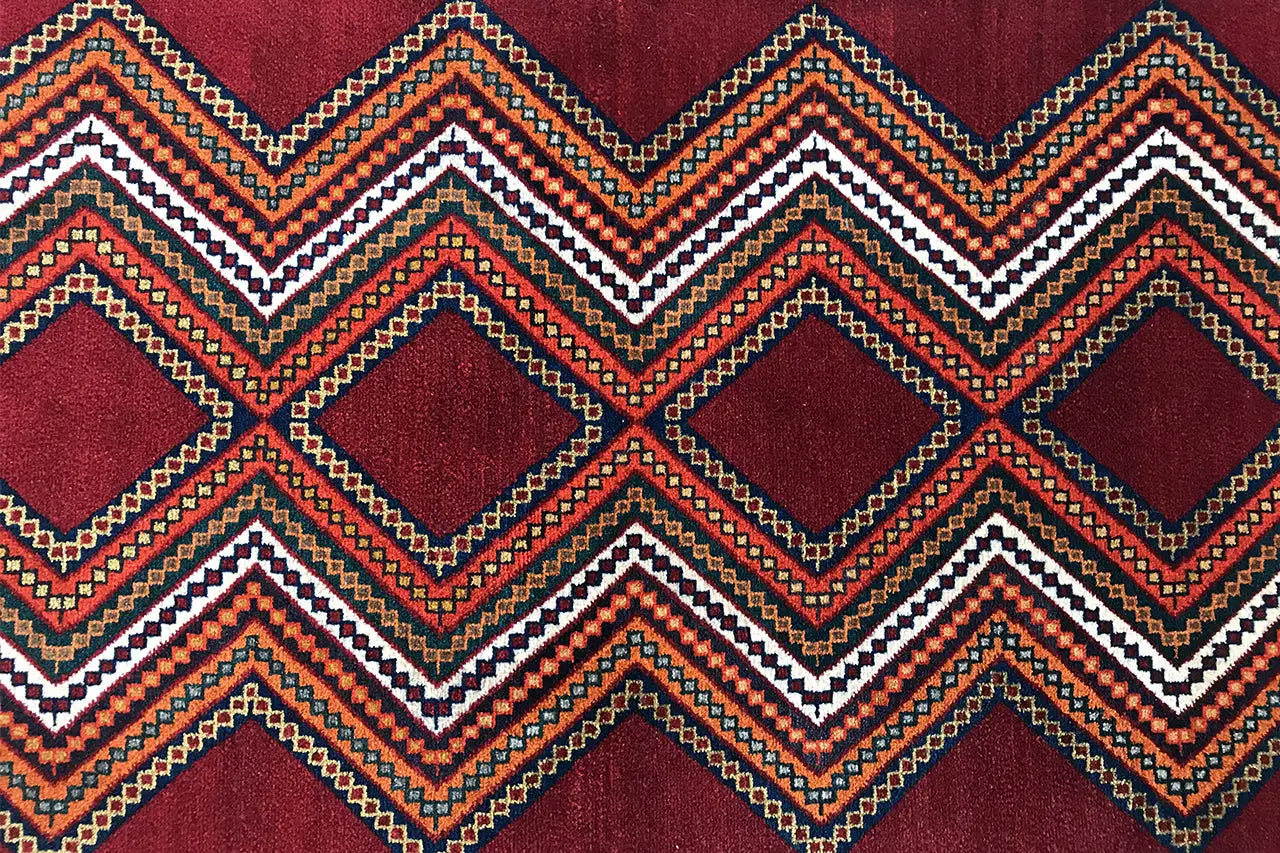 Gabbeh - Striped (151x102 cm) - German Carpet Shop