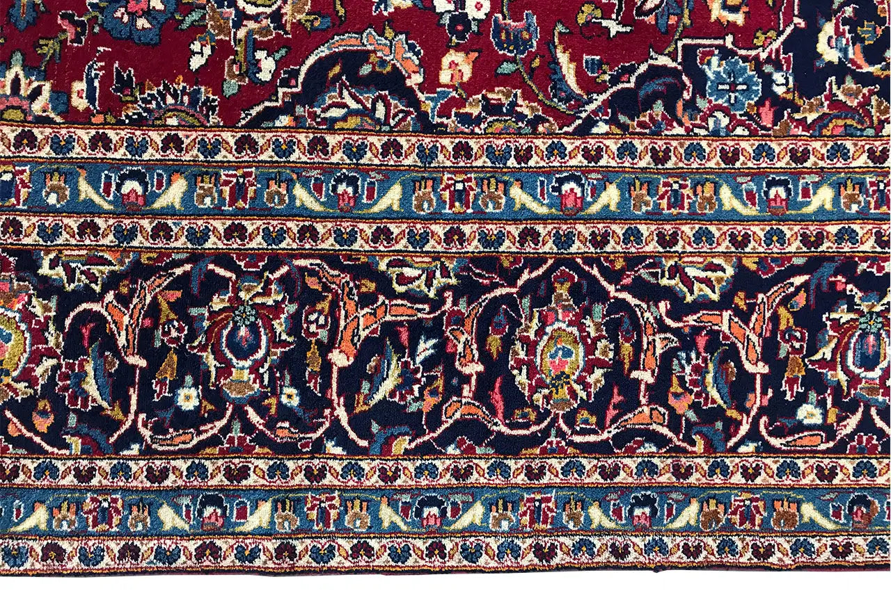Keshan - Rot (400x288 cm) - German Carpet Shop