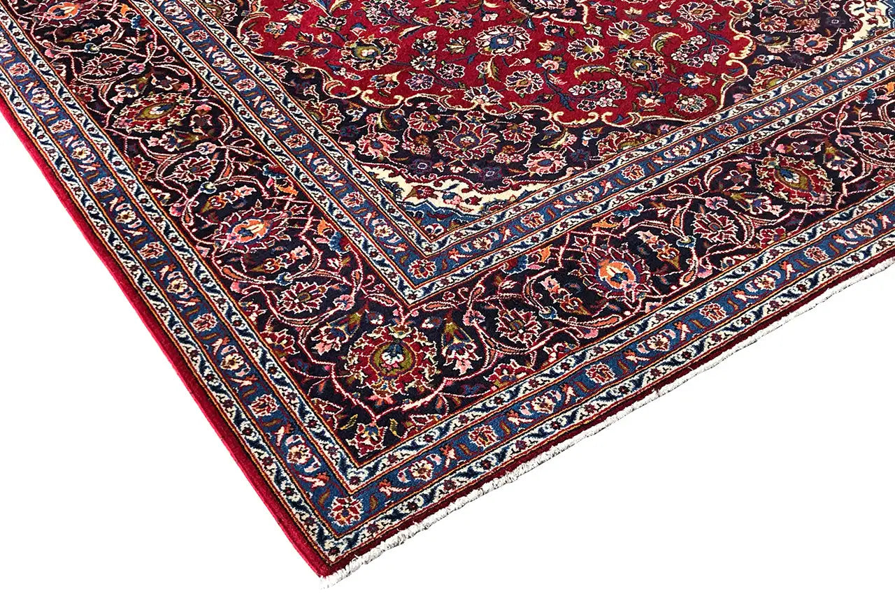 Keshan - Rot (307x206 cm) - German Carpet Shop