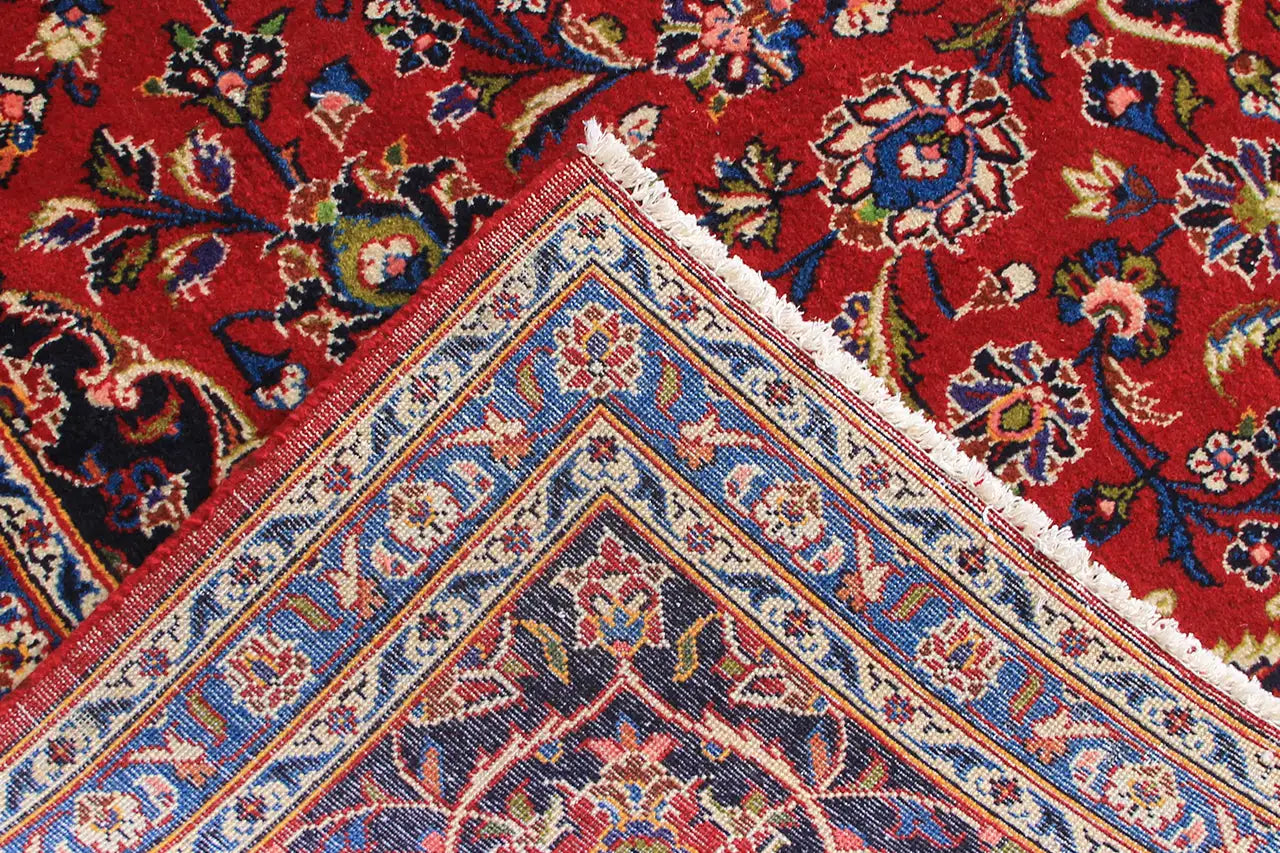 Keshan - Rot (307x206 cm) - German Carpet Shop