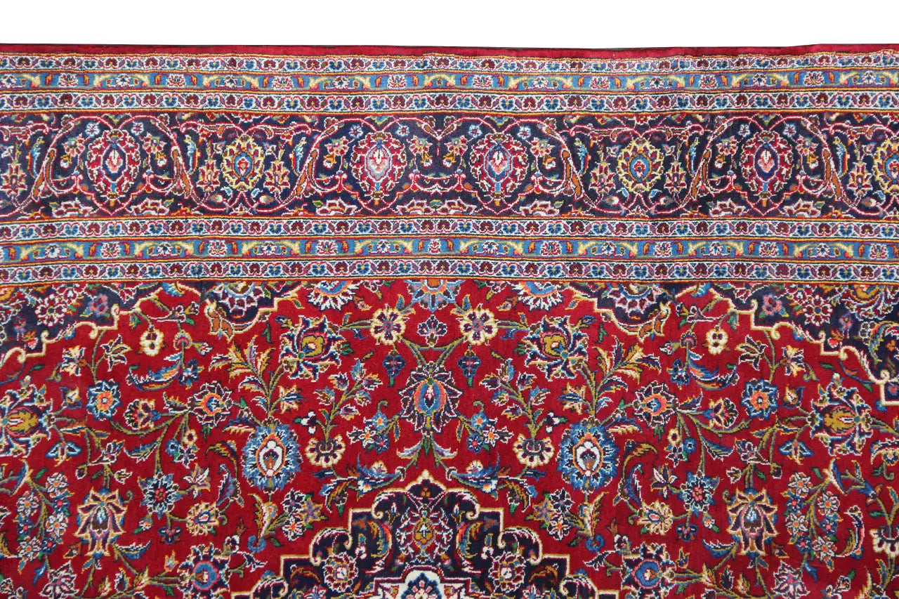 Keshan - Rot (354x253 cm) - German Carpet Shop