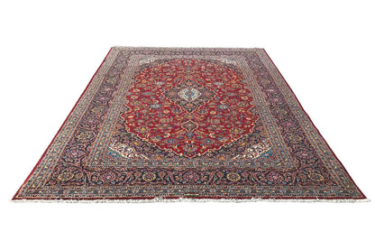 Keshan - Rot (354x253 cm) - German Carpet Shop