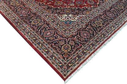 Keshan - Rot (354x253 cm) - German Carpet Shop
