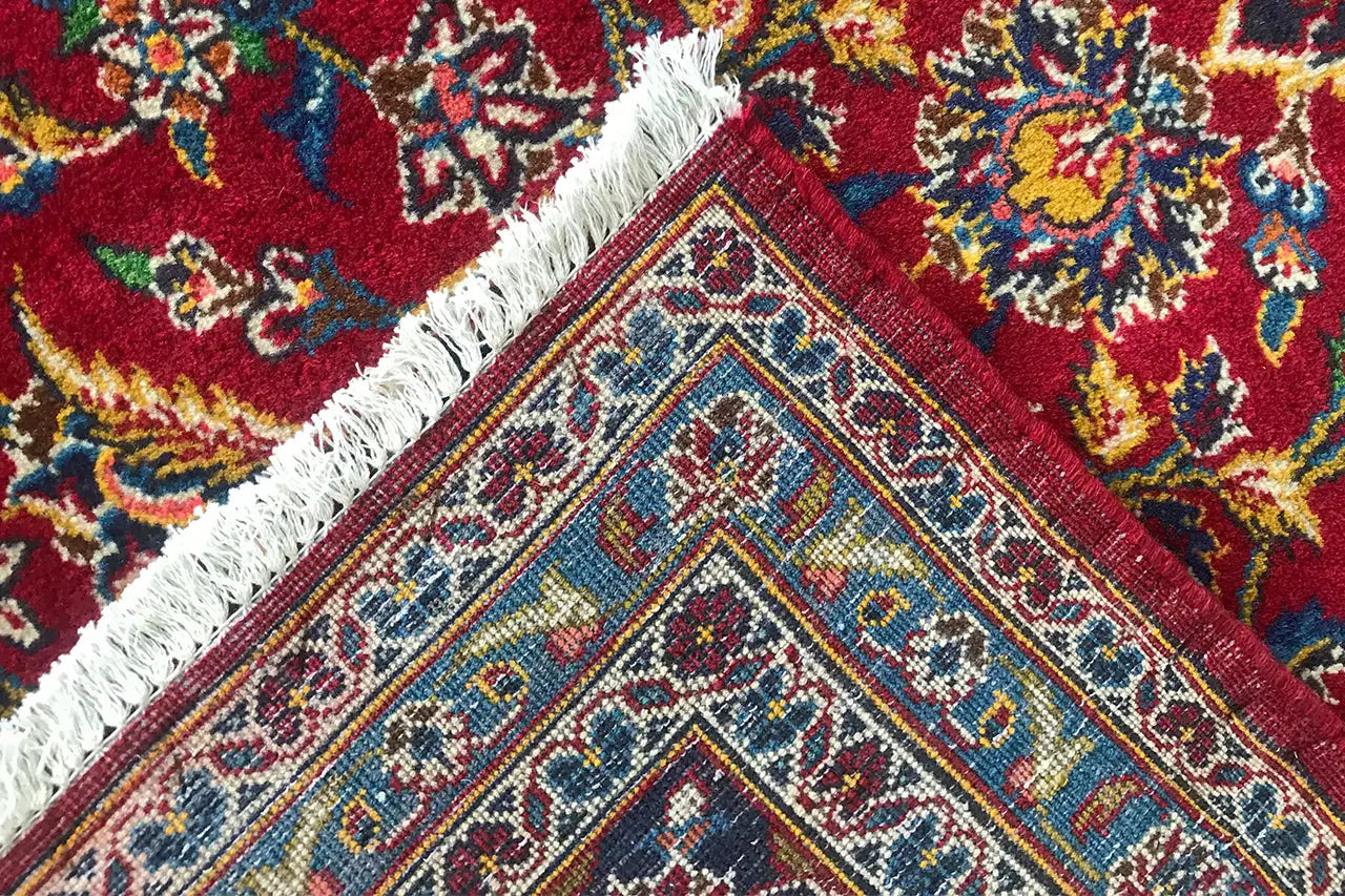 Keshan - Rot (354x253 cm) - German Carpet Shop