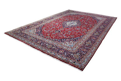 Keshan - Rot (361x250 cm) - German Carpet Shop