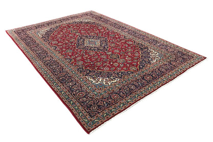 Keshan - Rot (353x247 cm) - German Carpet Shop