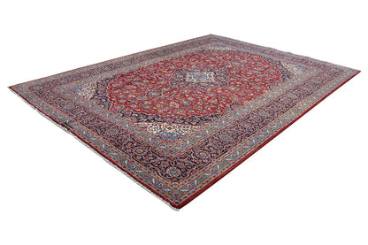 Keshan - Rot (409x302 cm) - German Carpet Shop