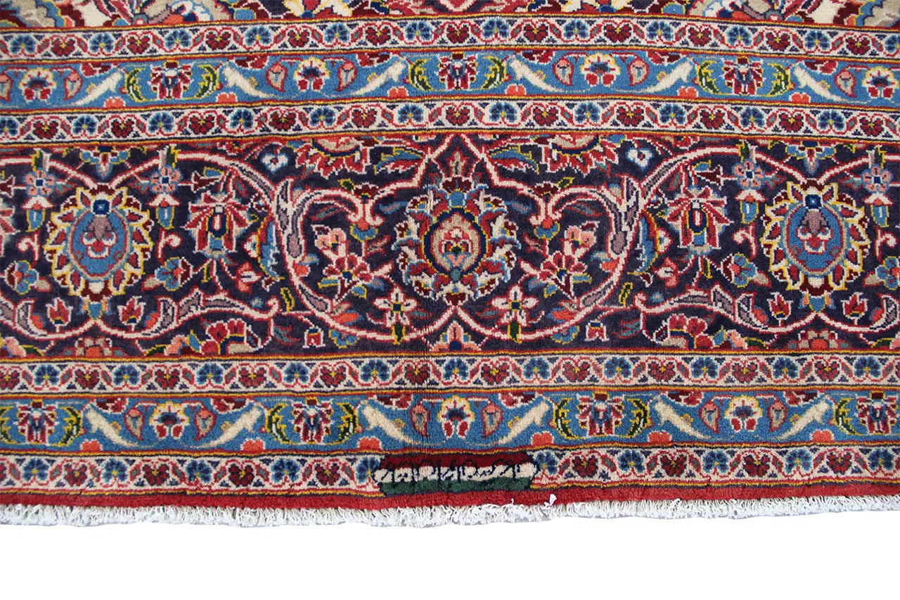 Keshan - Rot (409x302 cm) - German Carpet Shop