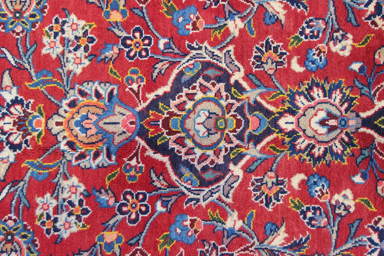 Keshan - Rot (409x302 cm) - German Carpet Shop