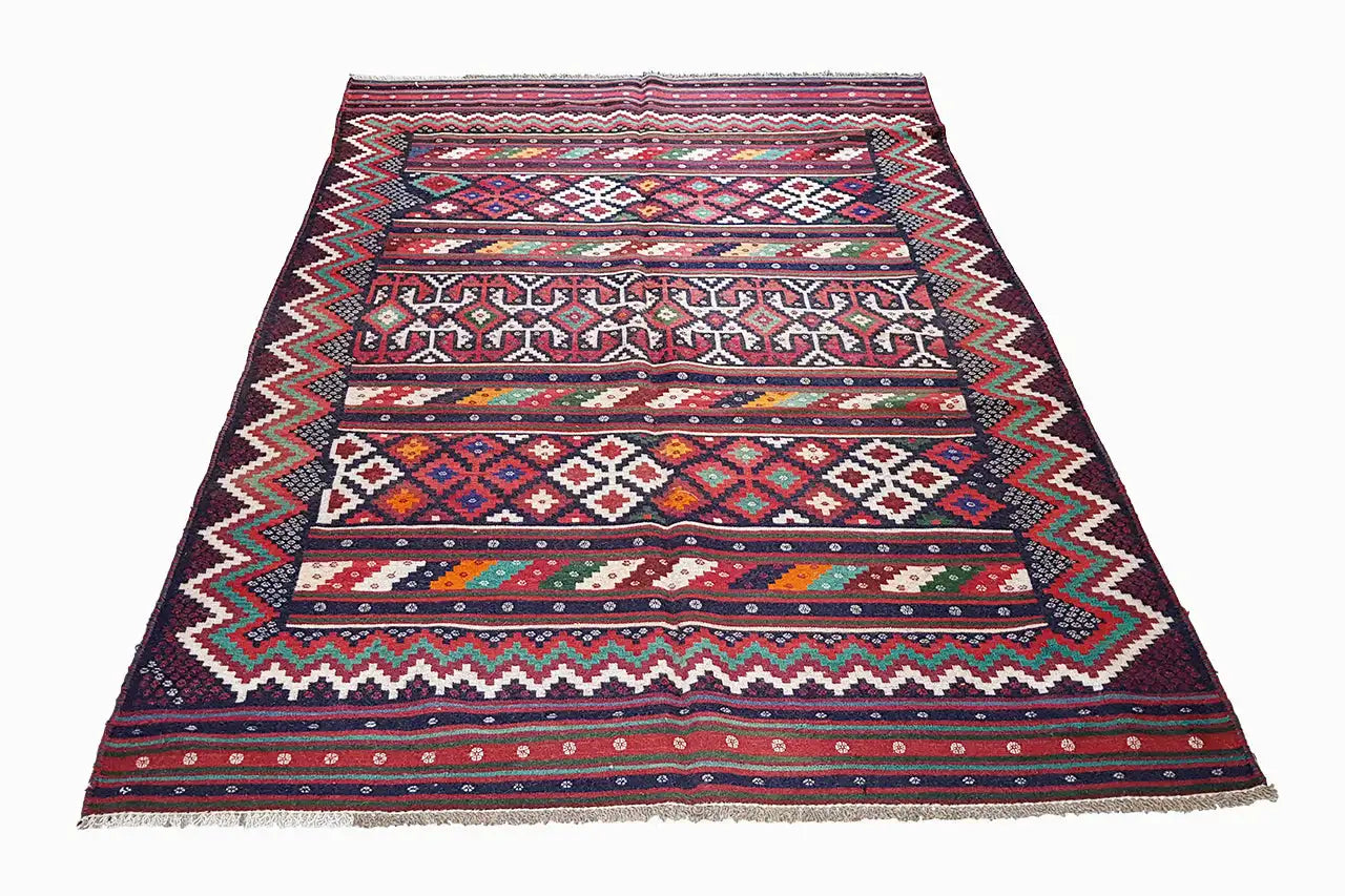 Kelim - Sirjan (239x158 cm) - German Carpet Shop