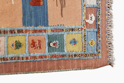  Kilim Qashqai  - 800607 (205x157 cm) - Premium Kelim from German Carpet Shop - Just €459! Shop now at German Carpet Shop