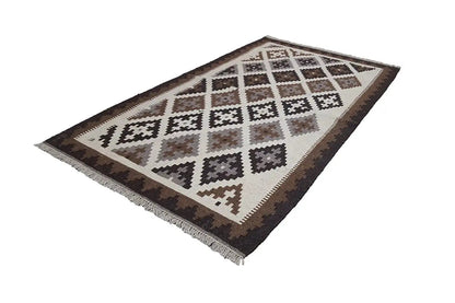 Kelim Qashqai - Multicolor 301887 140x84 cm - German Carpet Shop