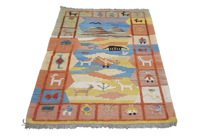  Kilim Qashqai  - 800597 (120x86 cm) - Premium Kelim from German Carpet Shop - Just €149! Shop now at German Carpet Shop
