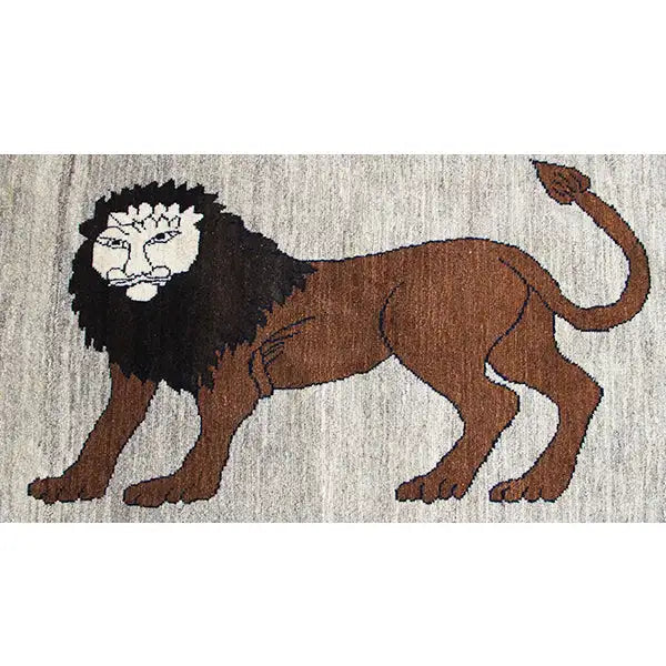 Löwen Gabbeh (134x82 cm) - German Carpet Shop