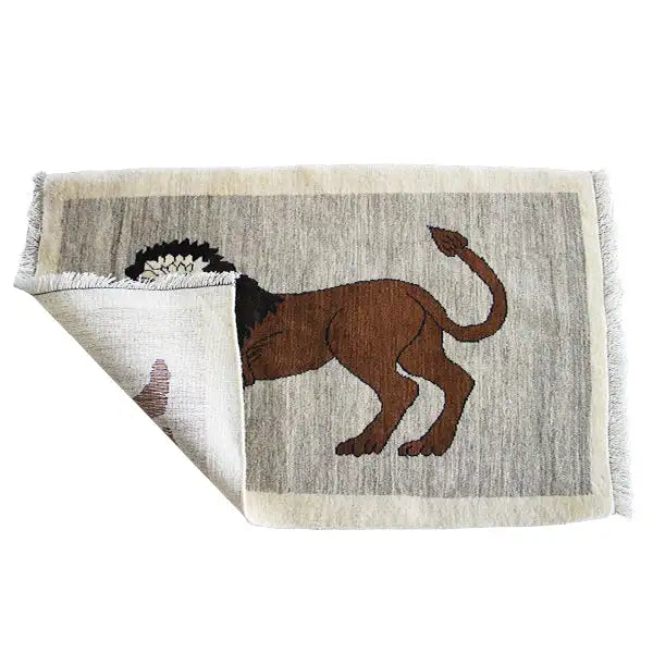 Löwen Gabbeh (134x82 cm) - German Carpet Shop