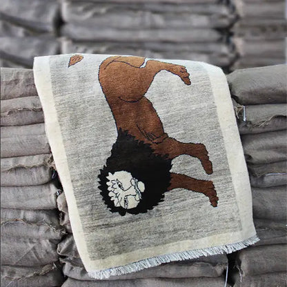 Löwen Gabbeh (134x82 cm) - German Carpet Shop