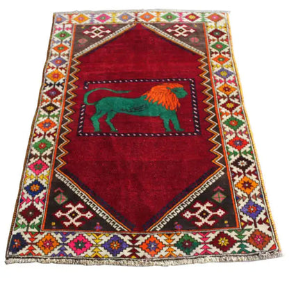 Löwen Gabbeh - 8968639 (157x98 cm) - German Carpet Shop