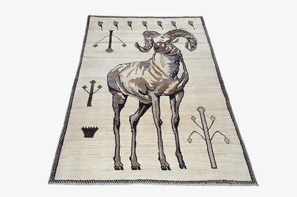 Löwen Gabbeh (191x122 cm) - German Carpet Shop